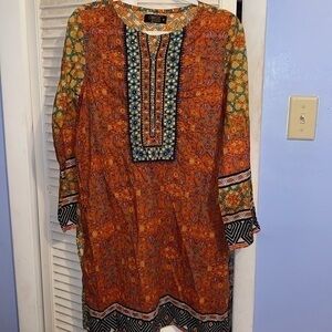 Chinyere Prints boho print blouse